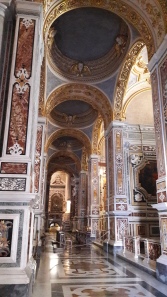 This Cathedral has been restored and many places are bare waiting for their commissioned frescoes to be completed.